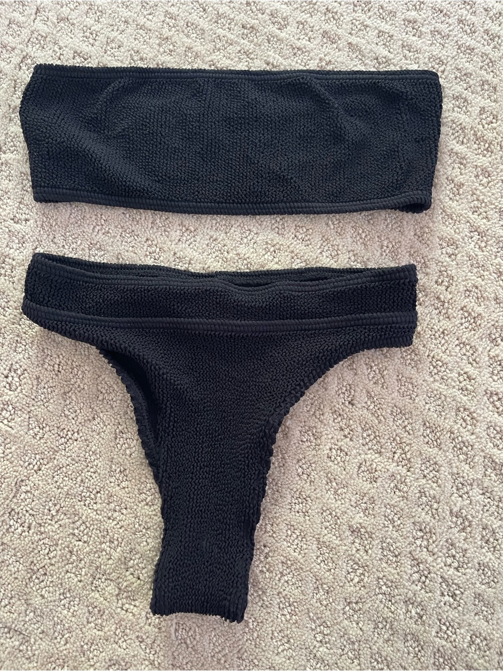 Bond-Eye Crinkle Bikini Set